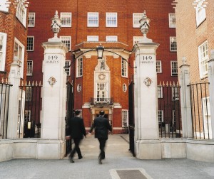Harley Street entrance to The London Clinic